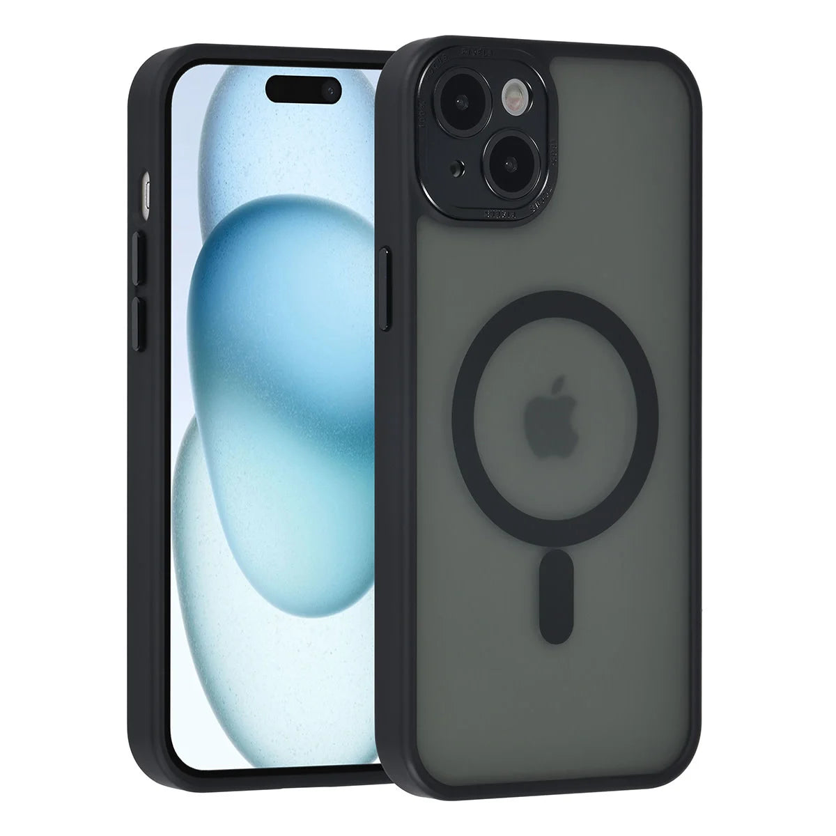 Tuniq iPhone 15 Plus / 14 Plus - MagSafe Σκληρή Θήκη με Πλαίσιο Σιλικόνης και Προστασία Καμερών - Μαύρη