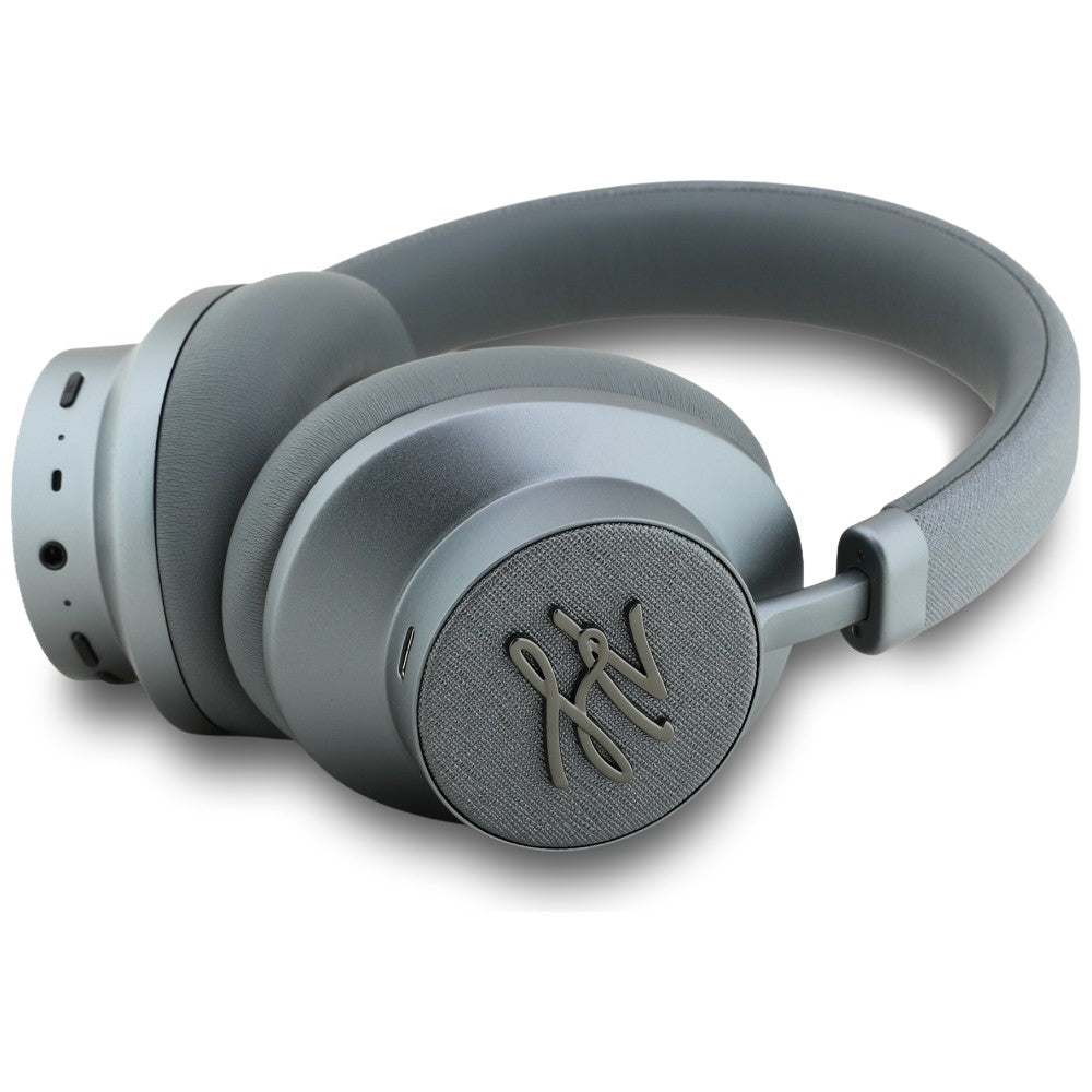 Karl Lagerfeld Ασύρματα Bluetooth Ακουστικά - Karl Grained Initials - Grey