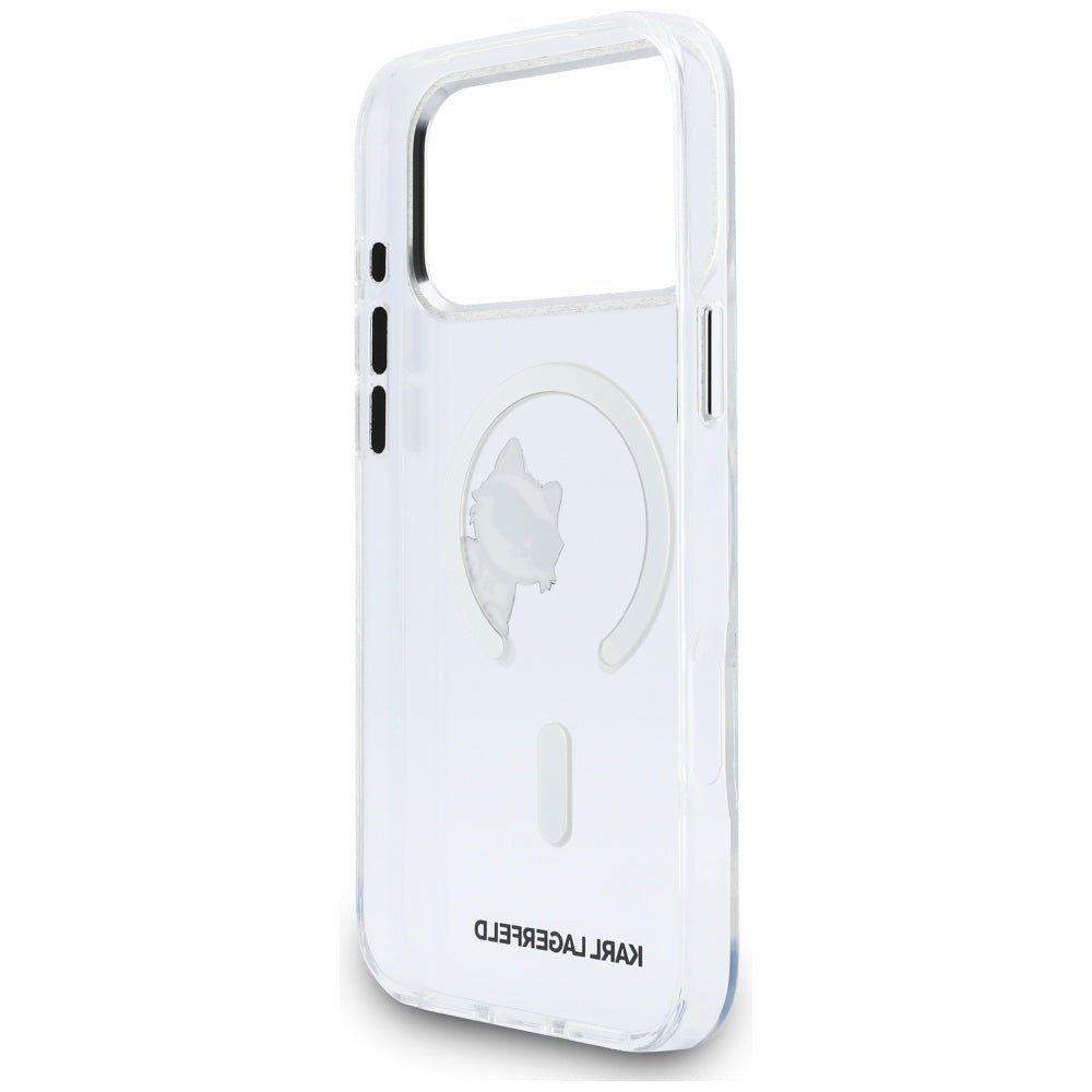 Karl Lagerfeld iPhone 17 Pro Max - Σκληρή Θήκη με Πλαίσιο Σιλικόνης - IML Peekaboo MagSafe - Διάφανη