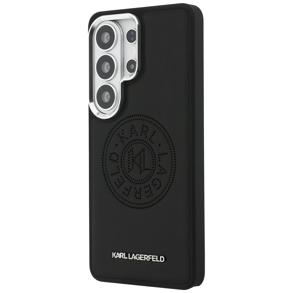 Karl Lagerfeld Samsung Galaxy S26 Ultra - Θήκη με Επένδυση Συνθετικού Δέρματος - Perforated KL MagSafe - Black