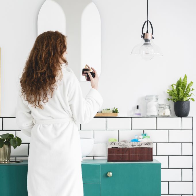 Relaxdays Καλάθι Αποθήκευσης από Bamboo - Brown / Creme / Black - 4052025901233