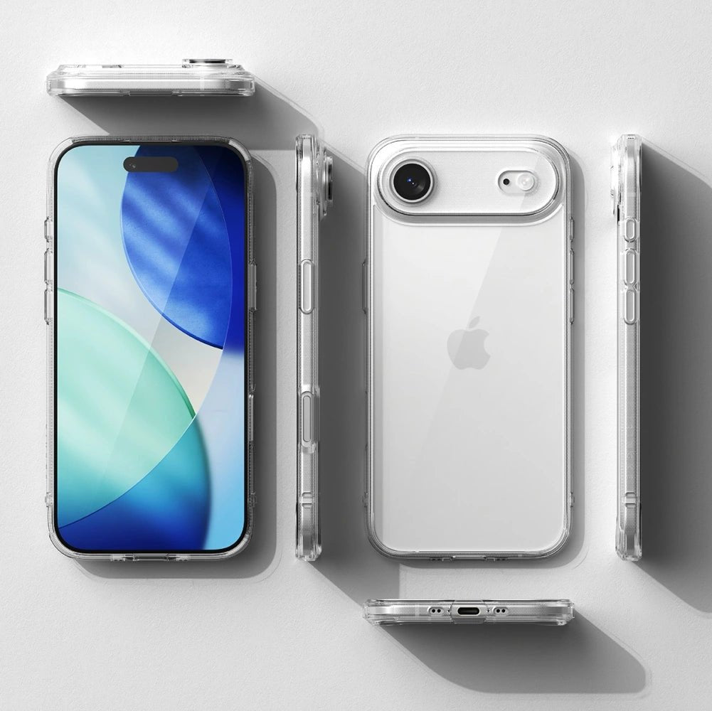 Ringke iPhone Air Fusion Σκληρή Θήκη με Πλαίσιο Σιλικόνης - Διάφανη