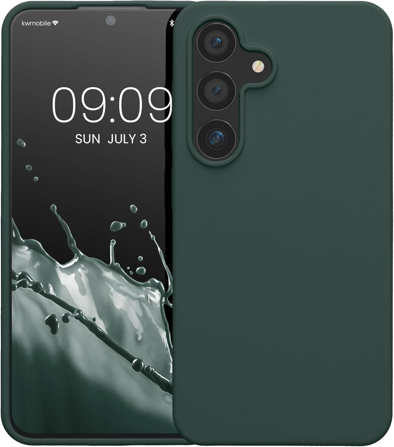 KW Samsung Galaxy S24 Θήκη Σιλικόνης Rubberized TPU - Teal Green