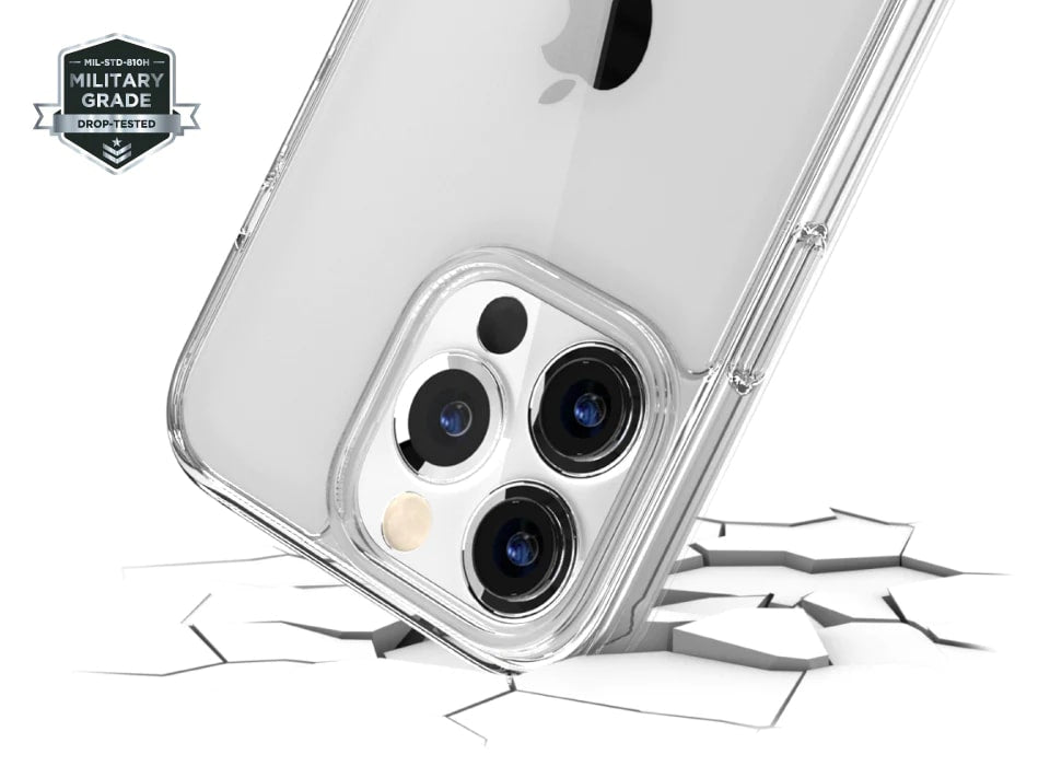 SwitchEasy iPhone 14 Pro Crush M Case Σκληρή Θήκη με Πλαίσιο Σιλικόνης και Magsafe - Διάφανη