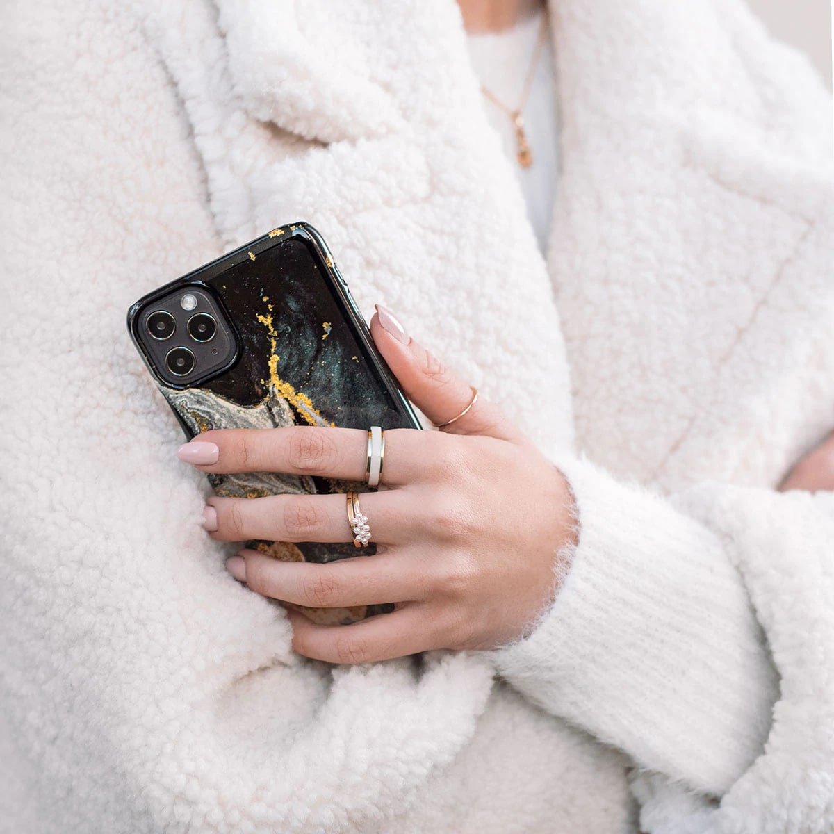 Burga iPhone 12 / 12 Pro Fashion Tough Σκληρή Θήκη - Northern Lights