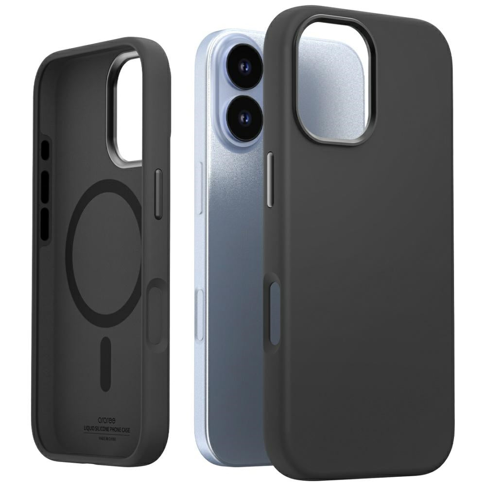 Araree iPhone 17 - Typo Skin M MagSafe - Θήκη Σιλικόνης με MagSafe - Black
