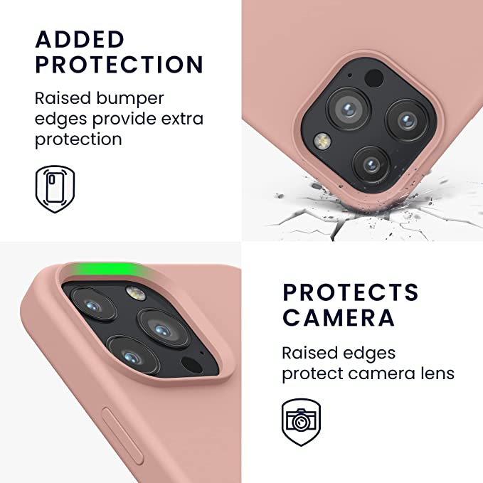 KW iPhone 13 Pro Max Θήκη Σιλικόνης Rubberized TPU - Orange Clay - 55881.237