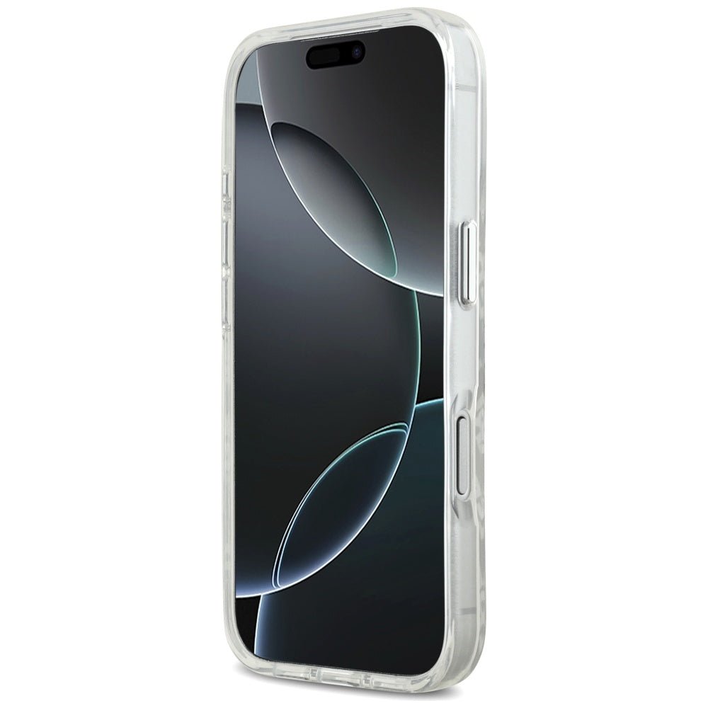 Karl Lagerfeld iPhone 17 Pro - IML Karl Head Logo MagSafe - Σκληρή Θήκη με Πλαίσιο Σιλικόνης - Grey - KLHMP17LHMKBKHOG