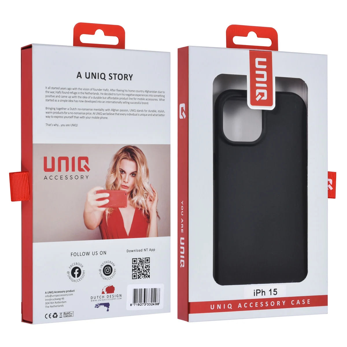 Tuniq iPhone 15 TPU Θήκη Σιλικόνης - Μαύρη