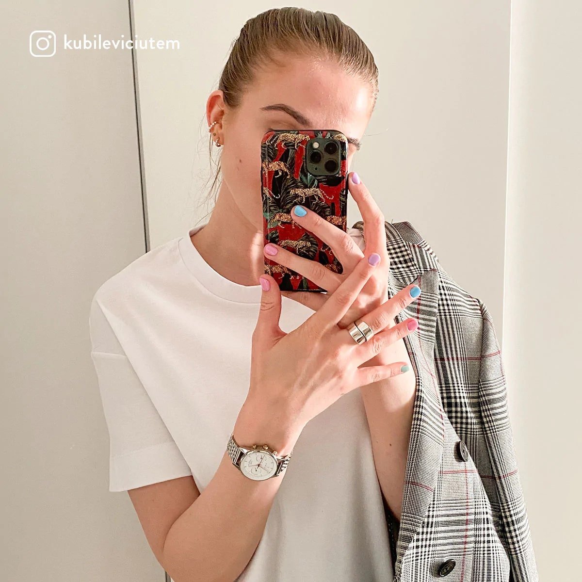 Burga iPhone 14 Pro Fashion Tough Σκληρή Θήκη - Morning Commute