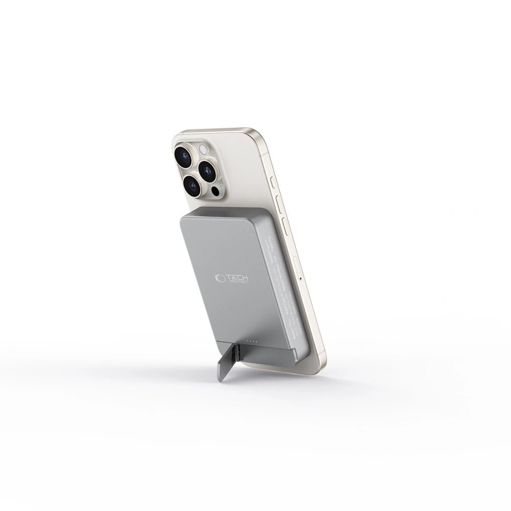 Tech - Protect PB15 Lifemag MagSafe Μαγνητικό PowerBank Κινητού 10000 mAh - Space Grey