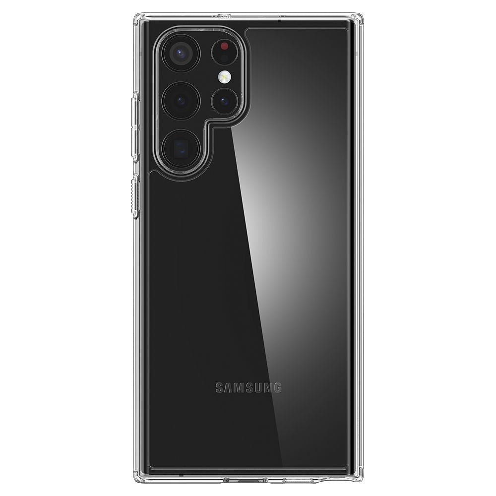 Spigen Samsung Galaxy S22 Ultra - Ultra Hybrid Σκληρή Θήκη με Πλαίσιο Σιλικόνης - Crystal Clear