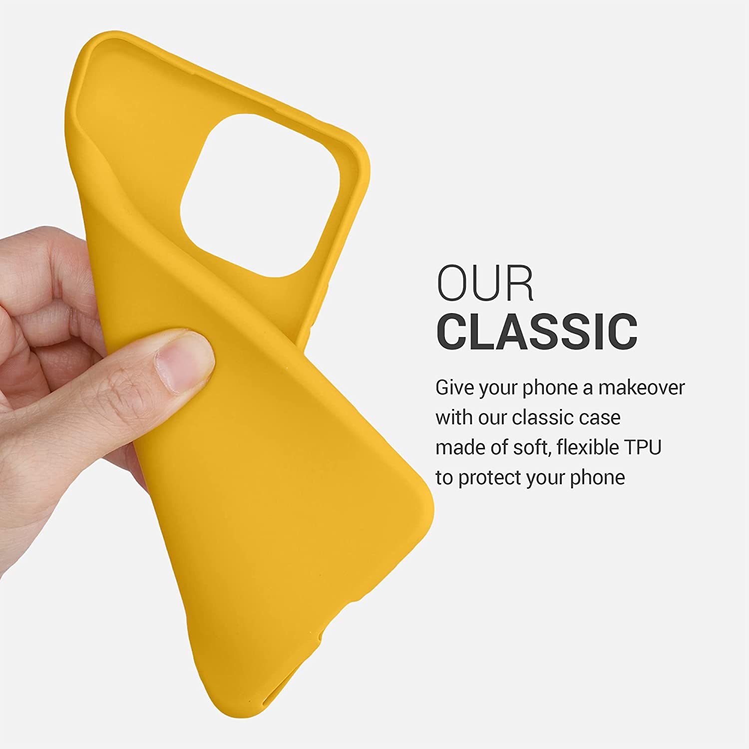 KW Xiaomi Mi 11 Lite / Mi 11 Lite 5G Θήκη Σιλικόνης TPU - Honey Yellow - 54726.143