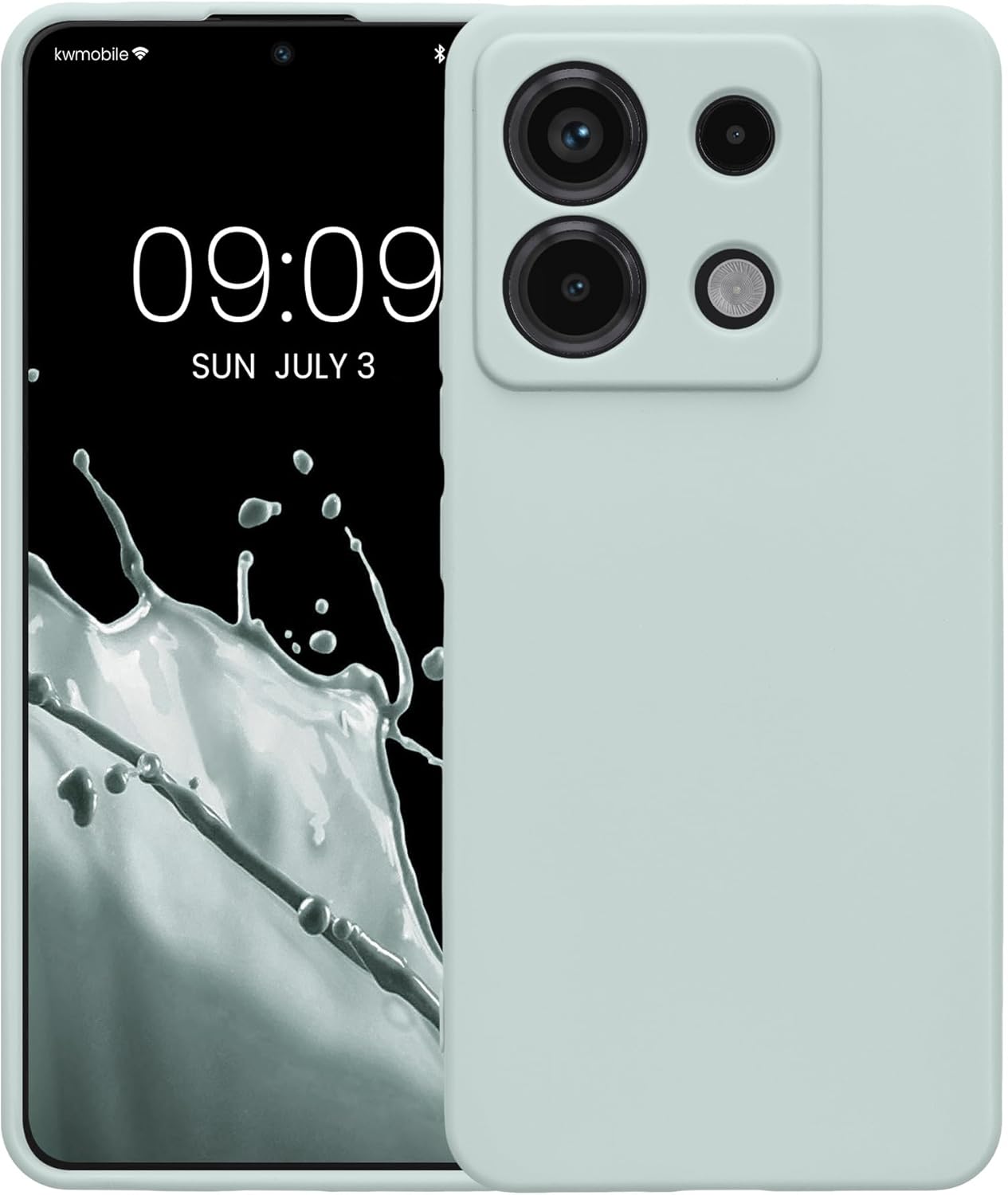 KW Xiaomi Redmi Note 13 Pro 5G / Poco X6 5G Θήκη Σιλικόνης TPU - Cool Mint
