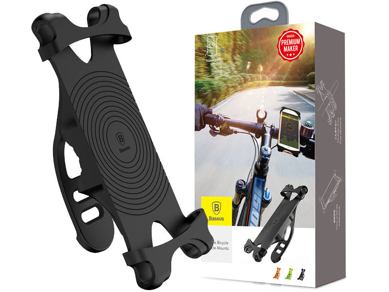 Baseus Miracle Bicycle Vehicle Mounts - Universal Βάση Κινητού για Ποδήλατο - Black - SUMIR-BY01