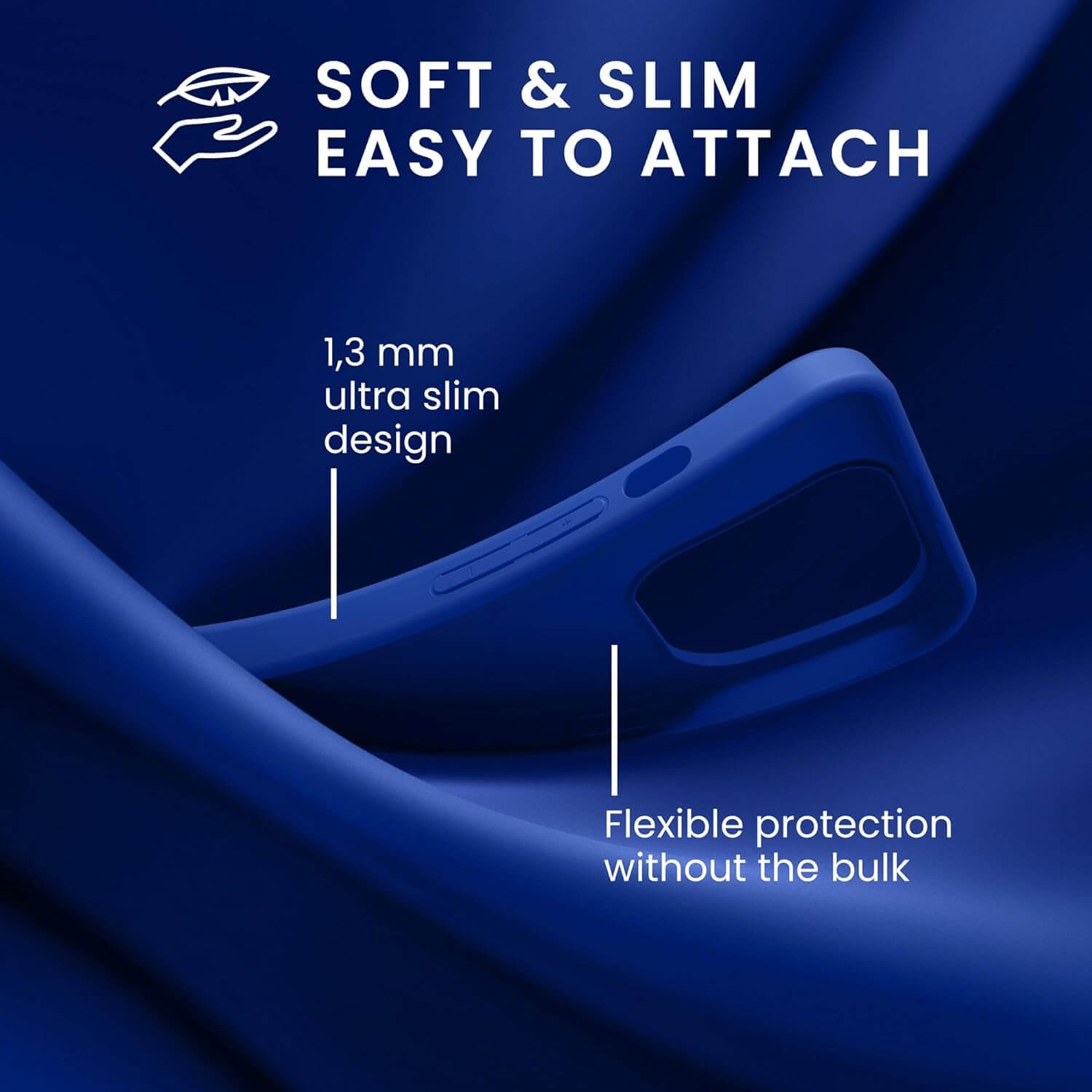 KW iPhone 15 Plus Λεπτή Θήκη Σιλικόνης TPU - Baltic Blue - 61958.134