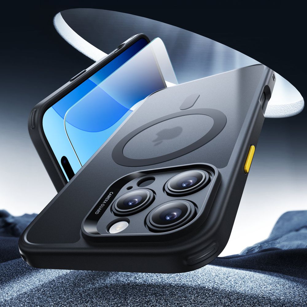 ESR iPhone 16 Pro - Classic Pro Halolock - Σετ με 1 Αντιχαρακτικό Γυαλί Οθόνης και Θήκη MagSafe - Frosted Black