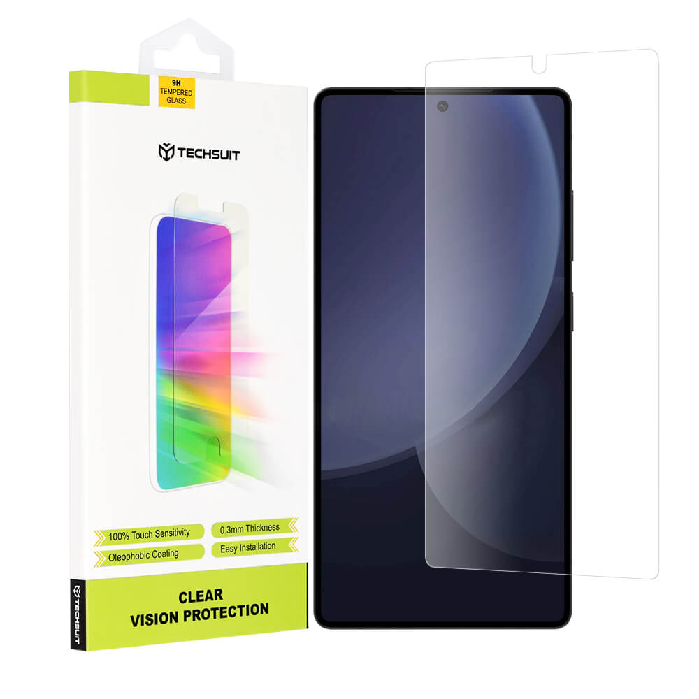 Techsuit Samsung Galaxy S25 Ultra - Clear Vision - Προστασία Οθόνης με Αντιχαρακτικό Γυαλί - Case Friendly - Διάφανο