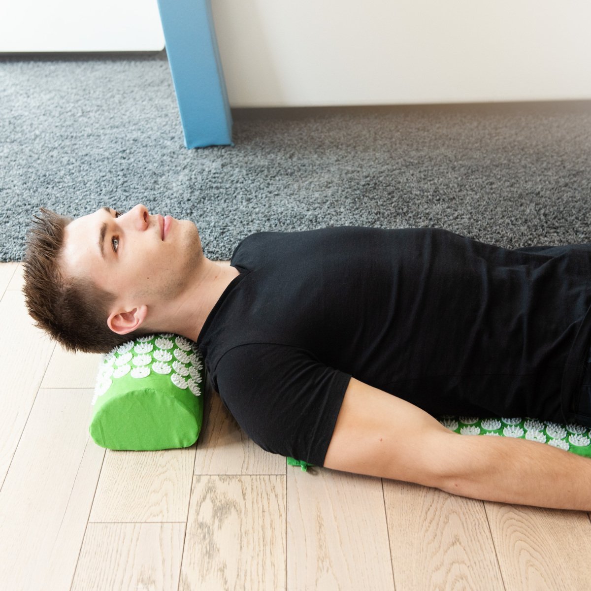 Navaris 2 - in - 1 Acupressure Mat and Pillow Set Σετ 2 σε 1 Χαλάκι και Μαξιλάρι Μασάζ - Green - 43899.07