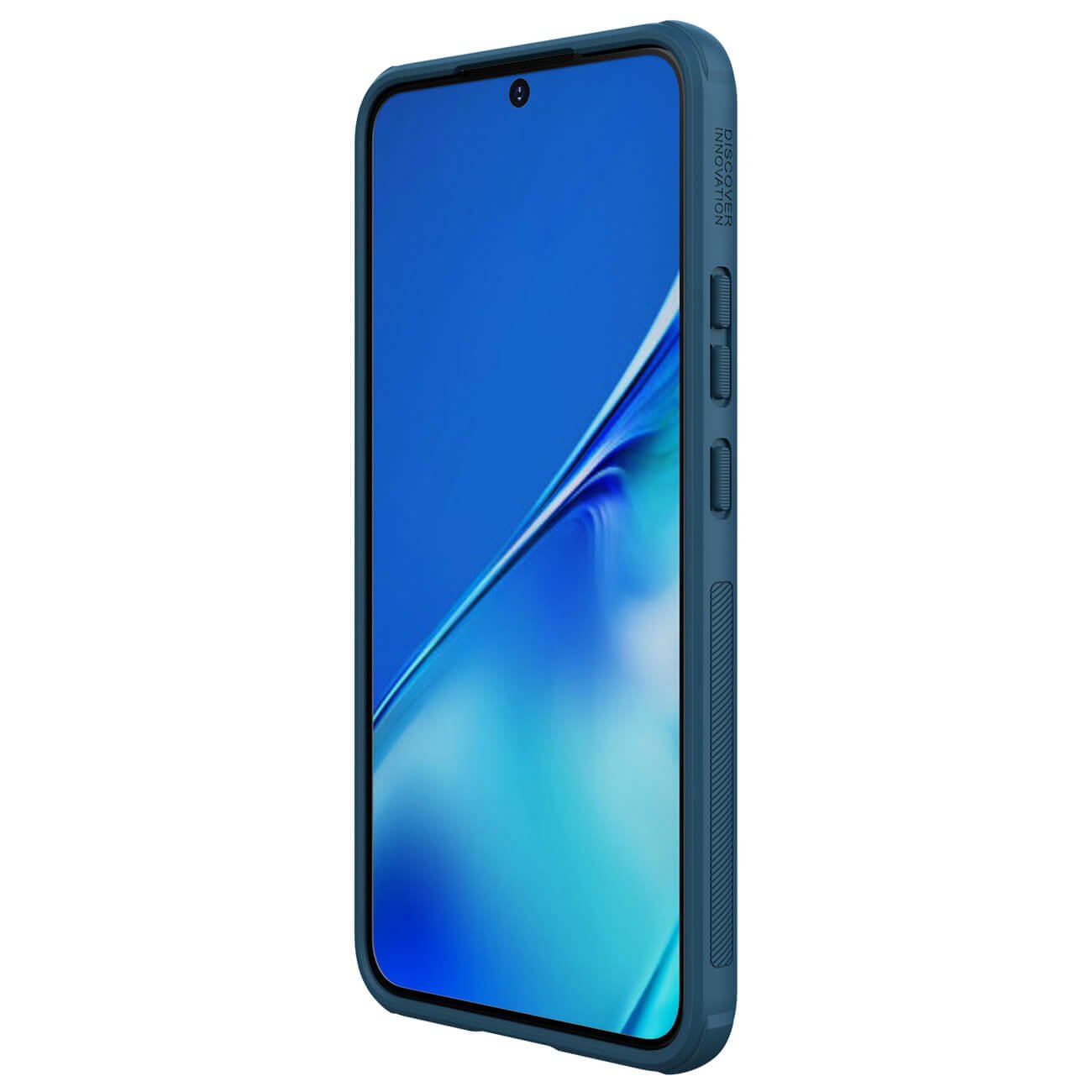 Nillkin Samsung Galaxy S22 Super Frosted Shield Pro Σκληρή Θήκη με Πλαίσιο Σιλικόνης - Blue