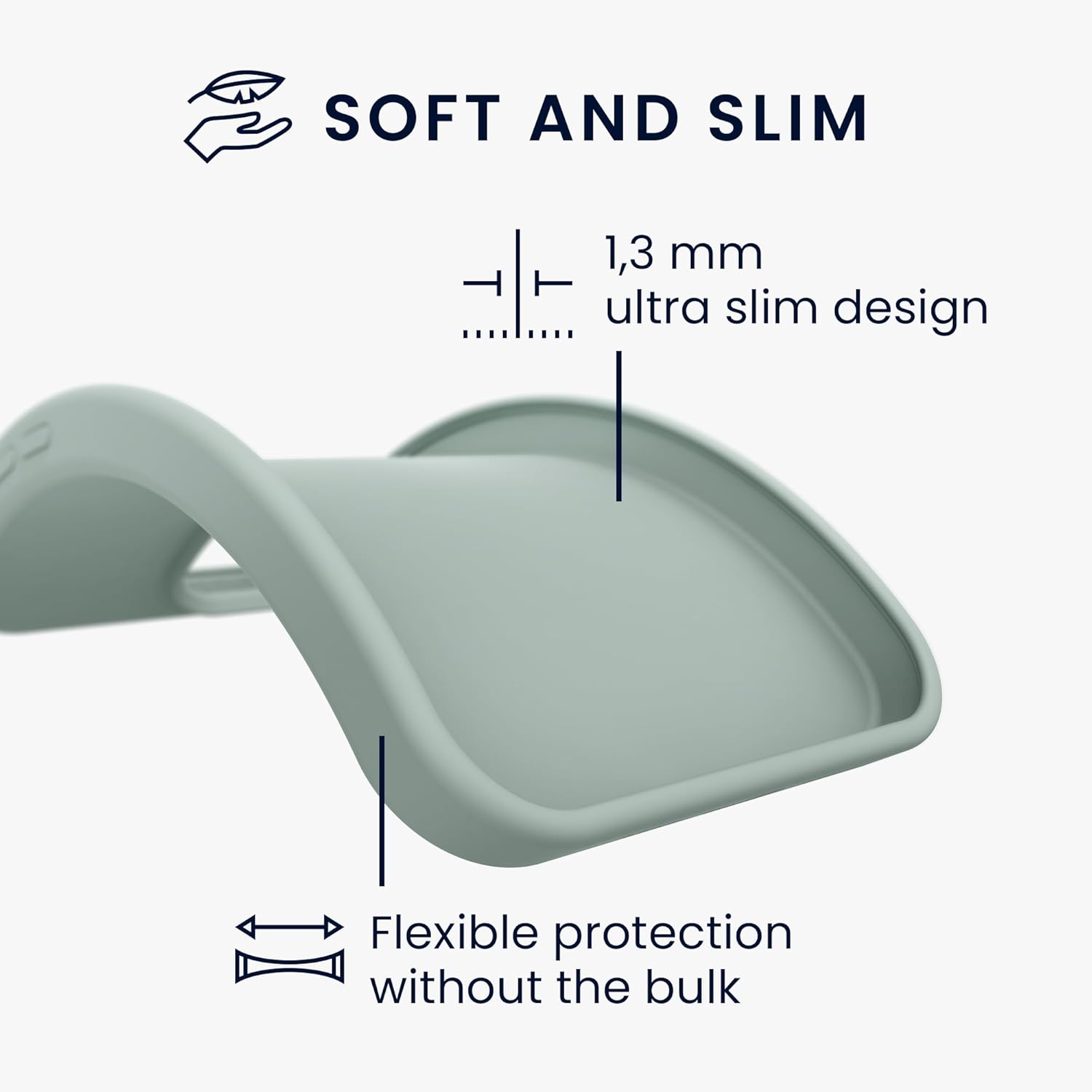 KW iPhone 15 Λεπτή Θήκη Σιλικόνης TPU - Cool Mint