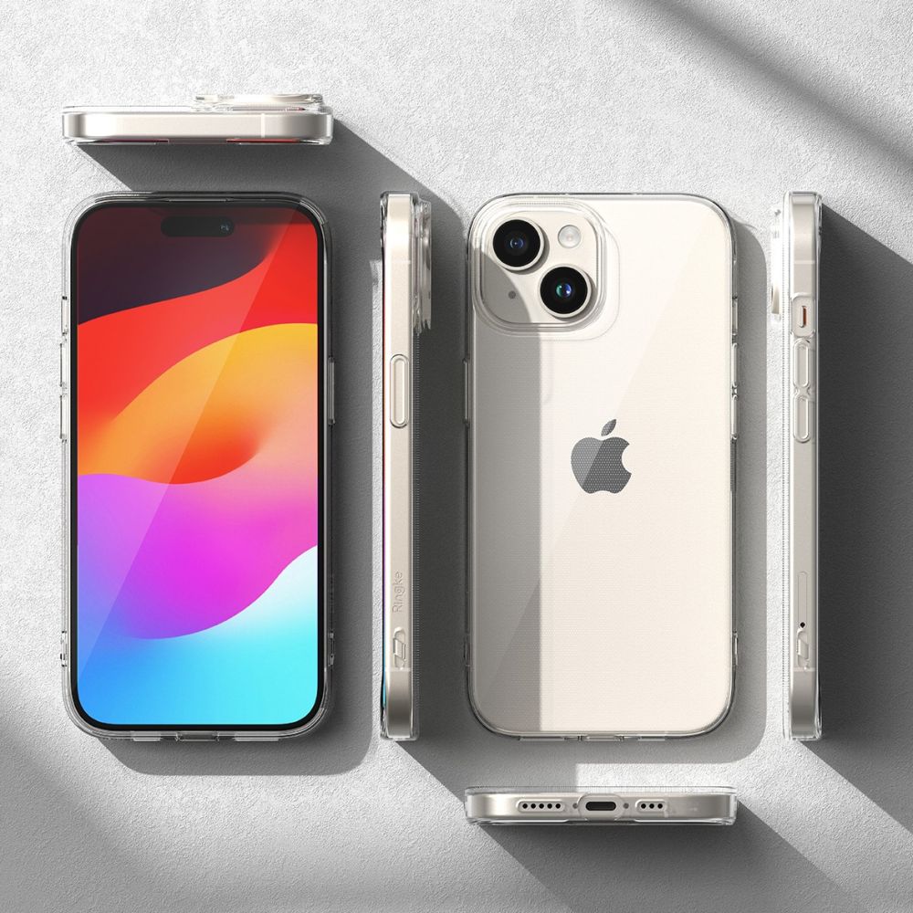 Ringke iPhone 15 Air Ultra Thin TPU Case Λεπτή Θήκη Σιλικόνης - Διάφανη