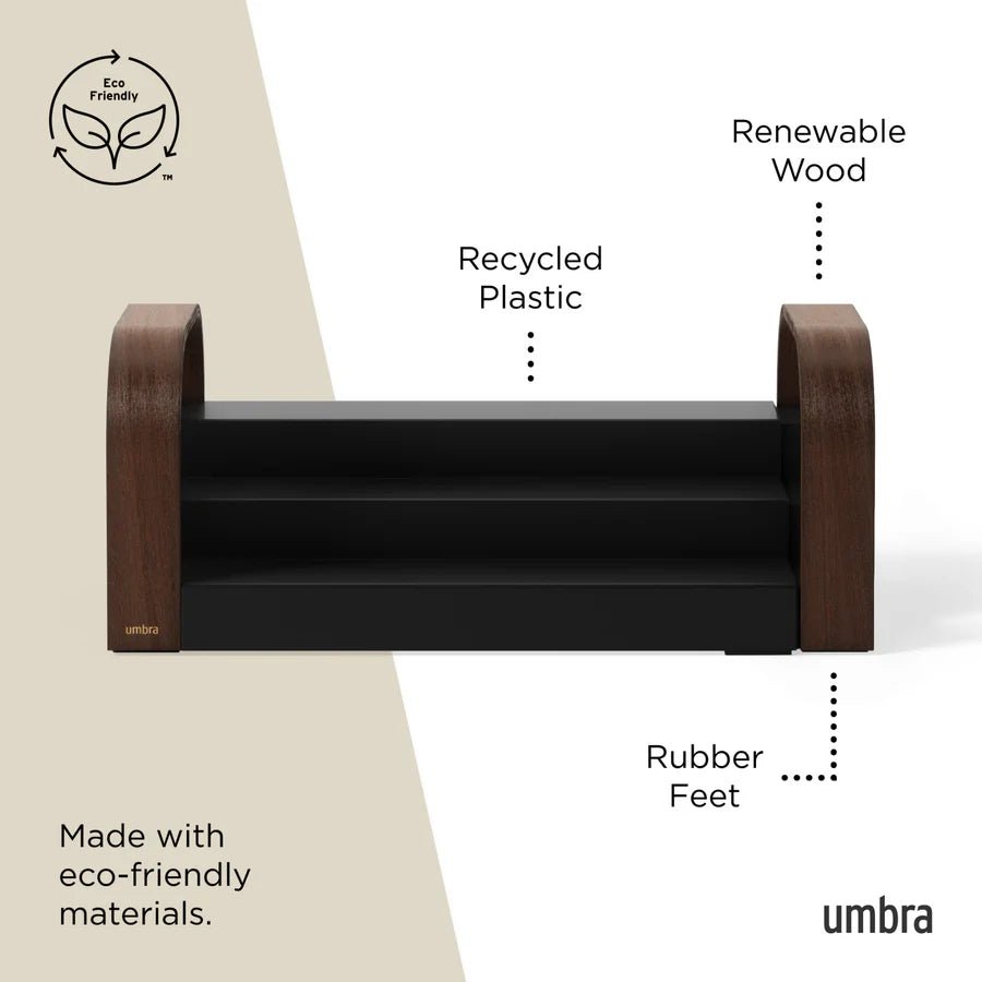 Umbra Bellwood Επεκτεινόμενη Βάση Μπαχαρικών 3 Επιπέδων - Black / Walnut