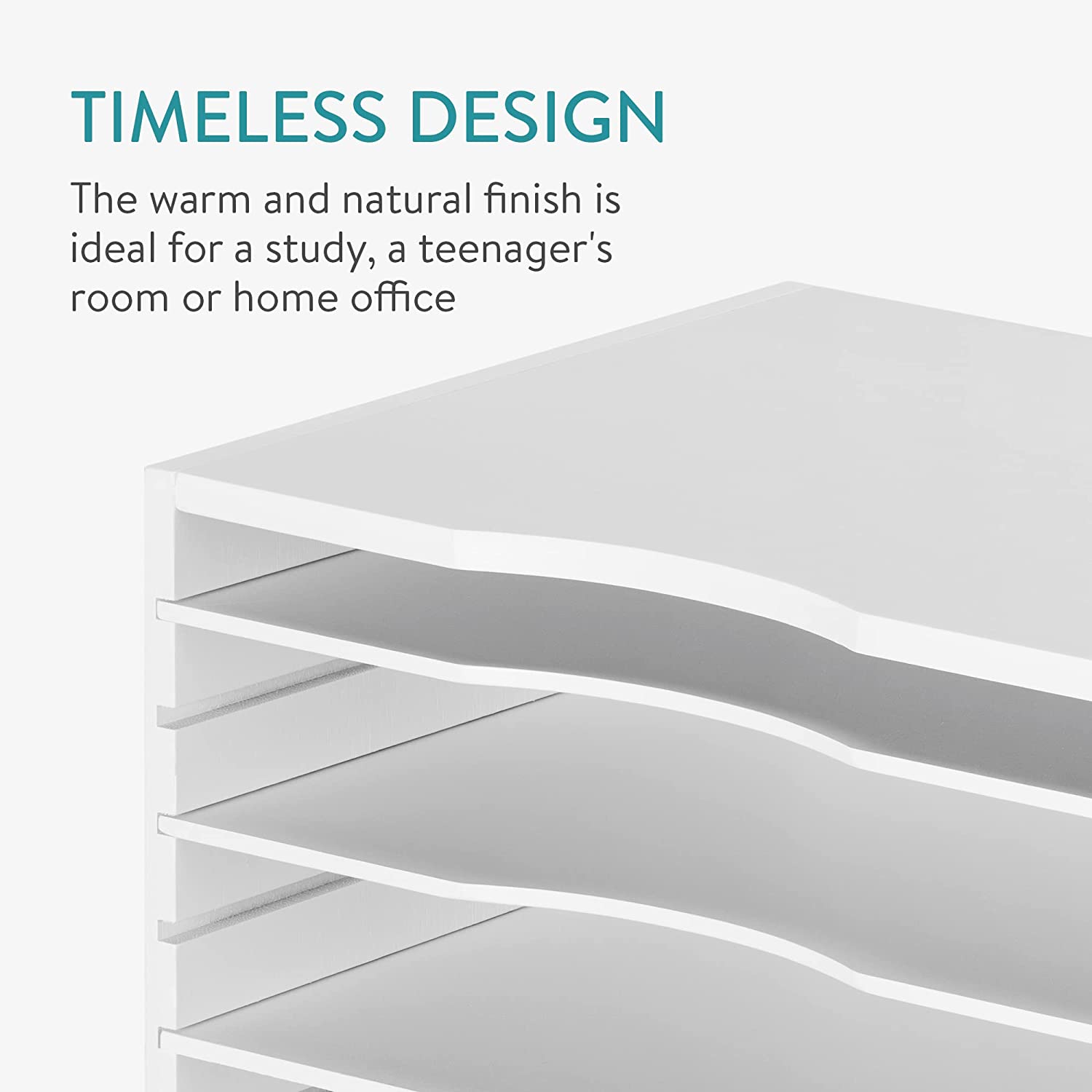 Navaris Βάση Οργάνωσης Εγγράφων από Bamboo - White - 54271.2.02