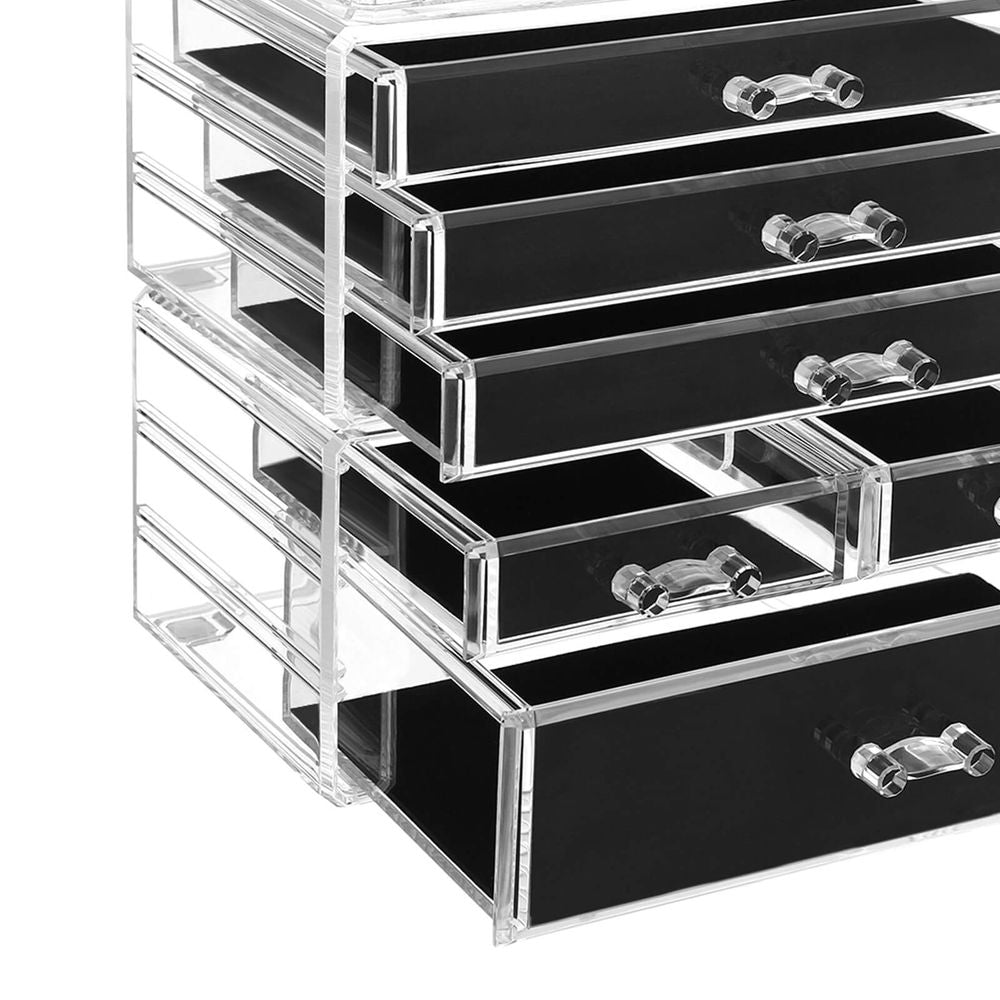 Songmics Ακρυλικός Οργανωτής Καλλυντικών με 6 Συρτάρια - Clear - JKA009TP