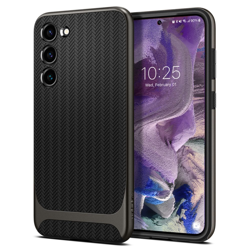 Spigen Samsung Galaxy S23 Neo Hybrid Θήκη με Σκληρό Πλαίσιο - Gunmetal