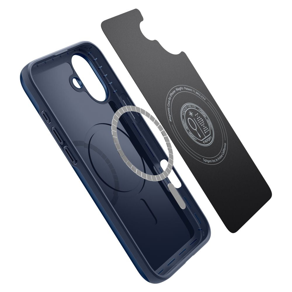Spigen iPhone 16 Thin Fit Mag Θήκη με MagSafe - Navy Blue