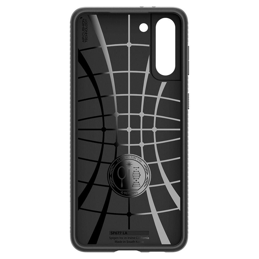Spigen Samsung Galaxy S21 Plus Liquid Air Θήκη Σιλικόνης - Matte Black