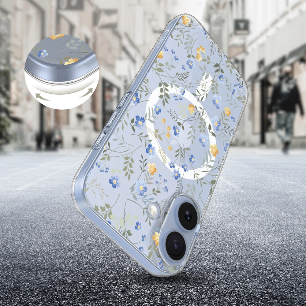 Tech-Protect iPhone 17 Flexair Θήκη Σιλικόνης TPU με MagSafe - Spring Flowers