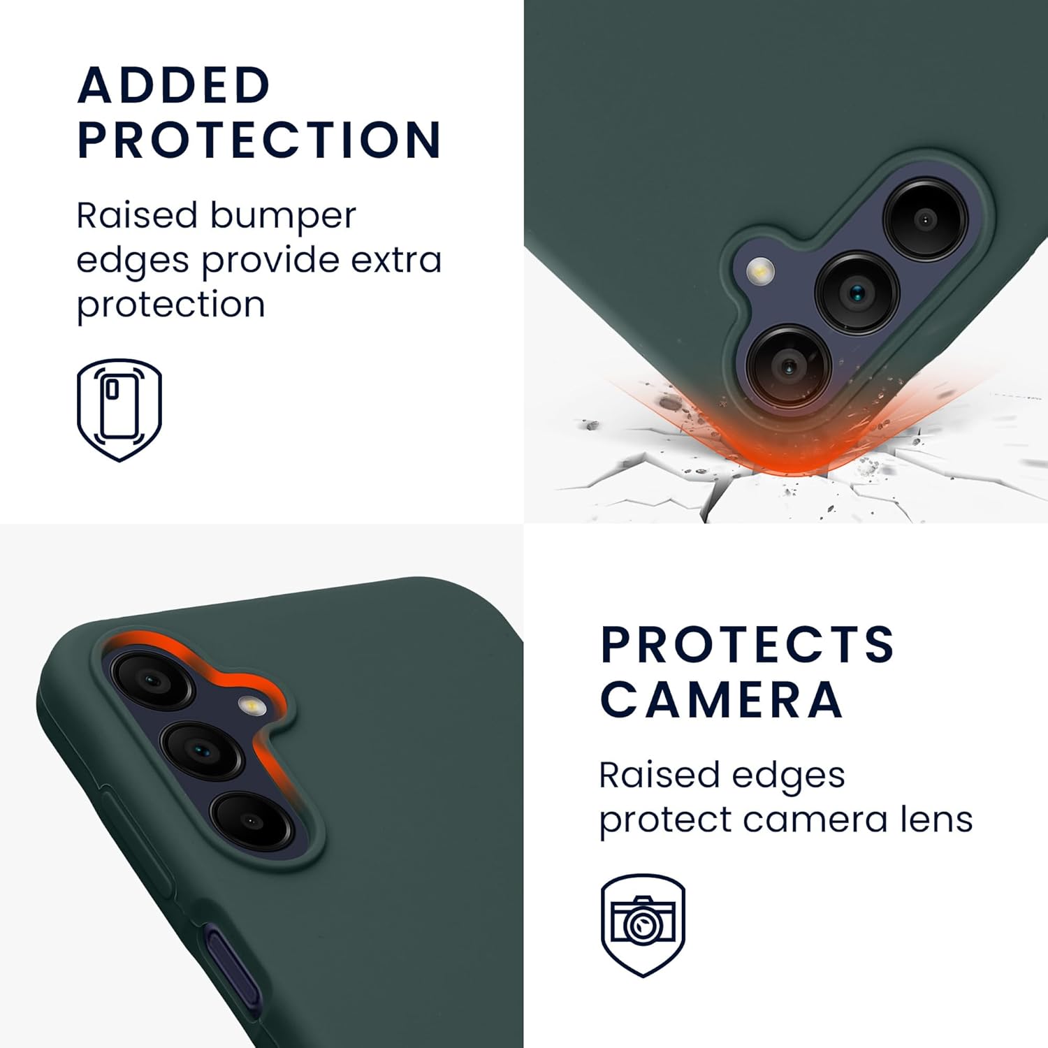 KW Samsung Galaxy A15 4G / A15 5G Θήκη Σιλικόνης Rubberized TPU - Teal