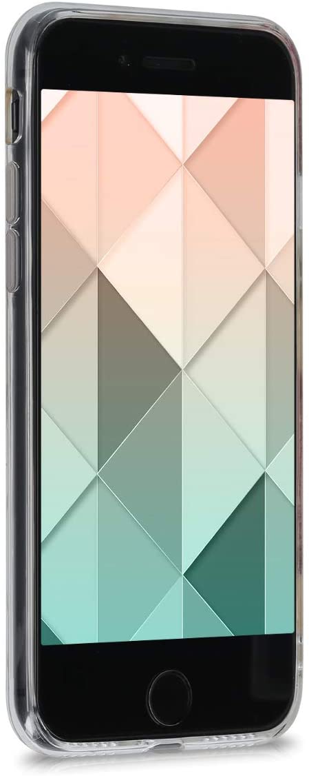 KW iPhone SE 2022 / SE 2020 / 7 / 8 Θήκη Σιλικόνης TPU Design Diamond Mix - Gold / Copper / Beige - 51618.04
