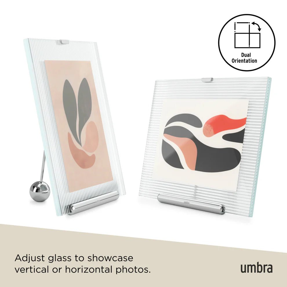 Umbra Flute Κορνίζα για Φωτογραφίες - 10 x 15 cm - Chrome