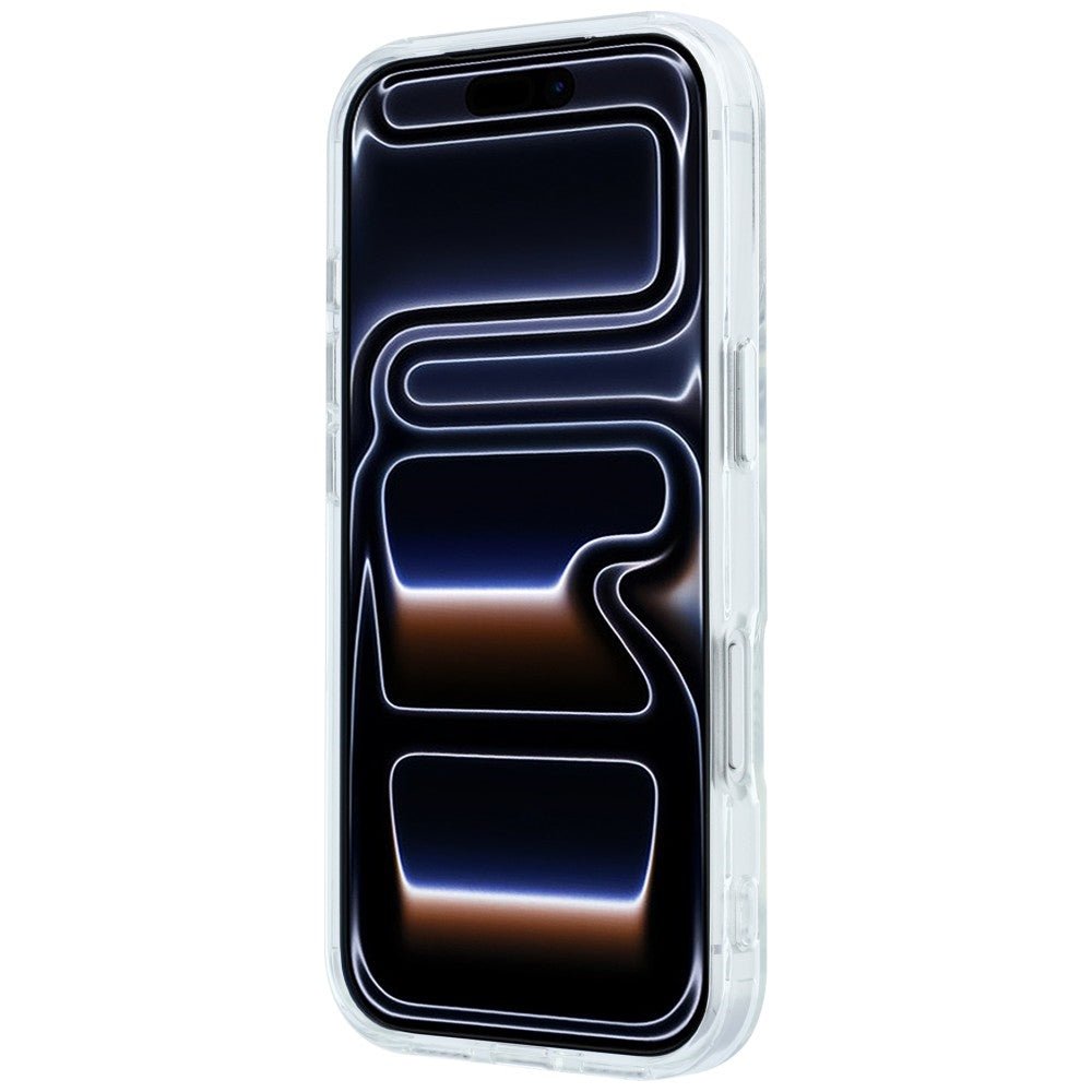 Lacoste iPhone 18 Pro Max / iPhone 17 Pro Max - Σκληρή Θήκη με Πλαίσιο Σιλικόνης και Δαχτυλίδι Συγκράτησης MagSafe - IML Glossy Finish with Ring Stand - Clear