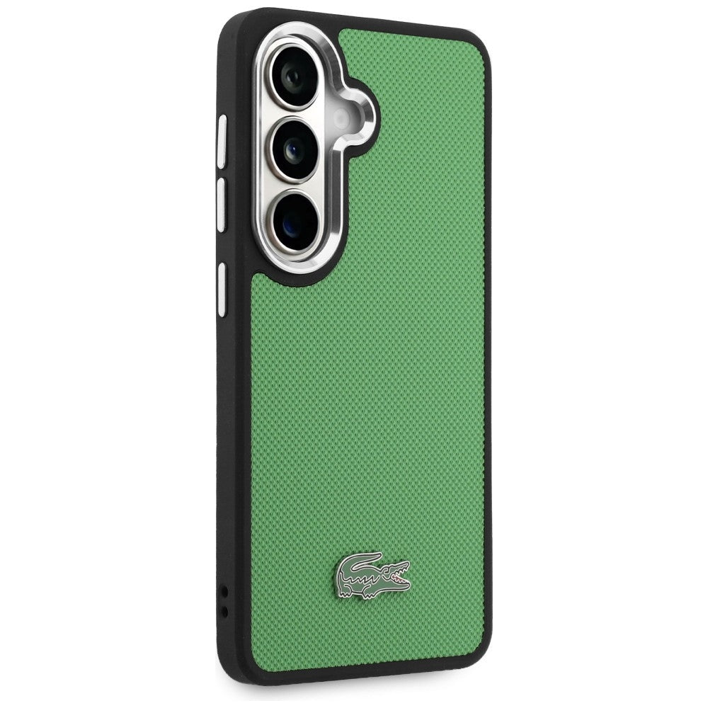 Lacoste Samsung Galaxy S26 - Σκληρή Θήκη με Πλαίσιο Σιλικόνης - Full Wrap Petit Pique MagSafe - Green
