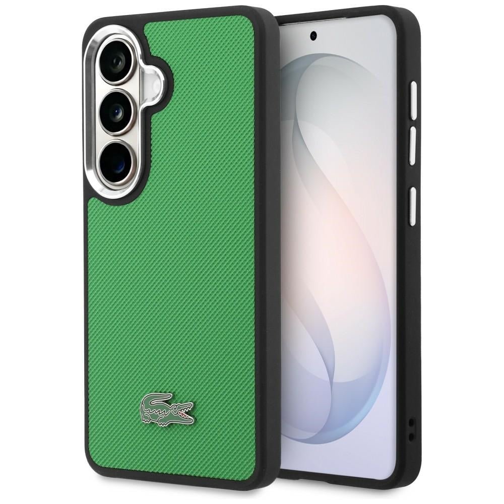 Lacoste Samsung Galaxy S26 - Σκληρή Θήκη με Πλαίσιο Σιλικόνης - Full Wrap Petit Pique MagSafe - Green