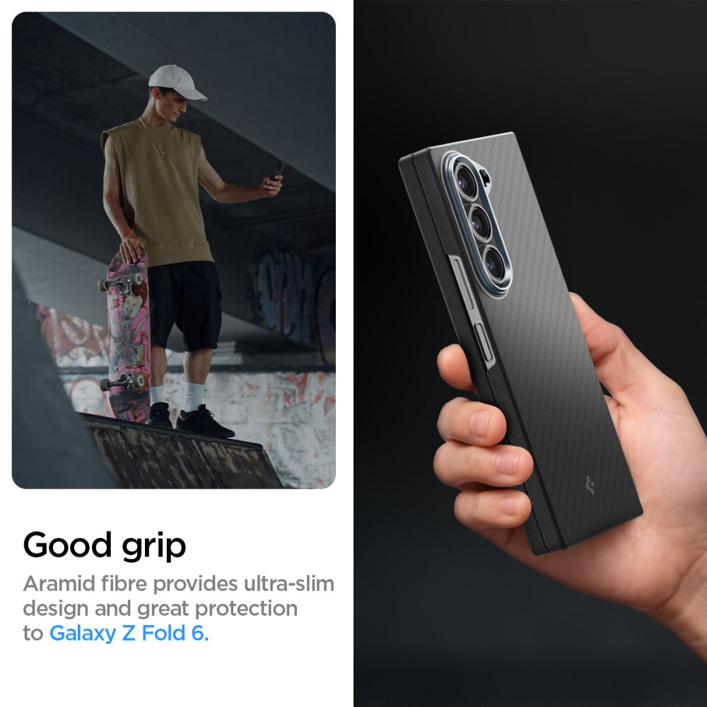 Spigen Samsung Galaxy Z Fold6 AirSkin Λεπτή Θήκη - Aramid Black