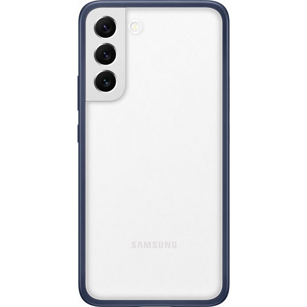 Samsung Frame Cover Samsung Galaxy S22 Plus Σκληρή Θήκη με Πλαίσιο Σιλικόνης - Navy Blue - EF - MS906CNEGWW