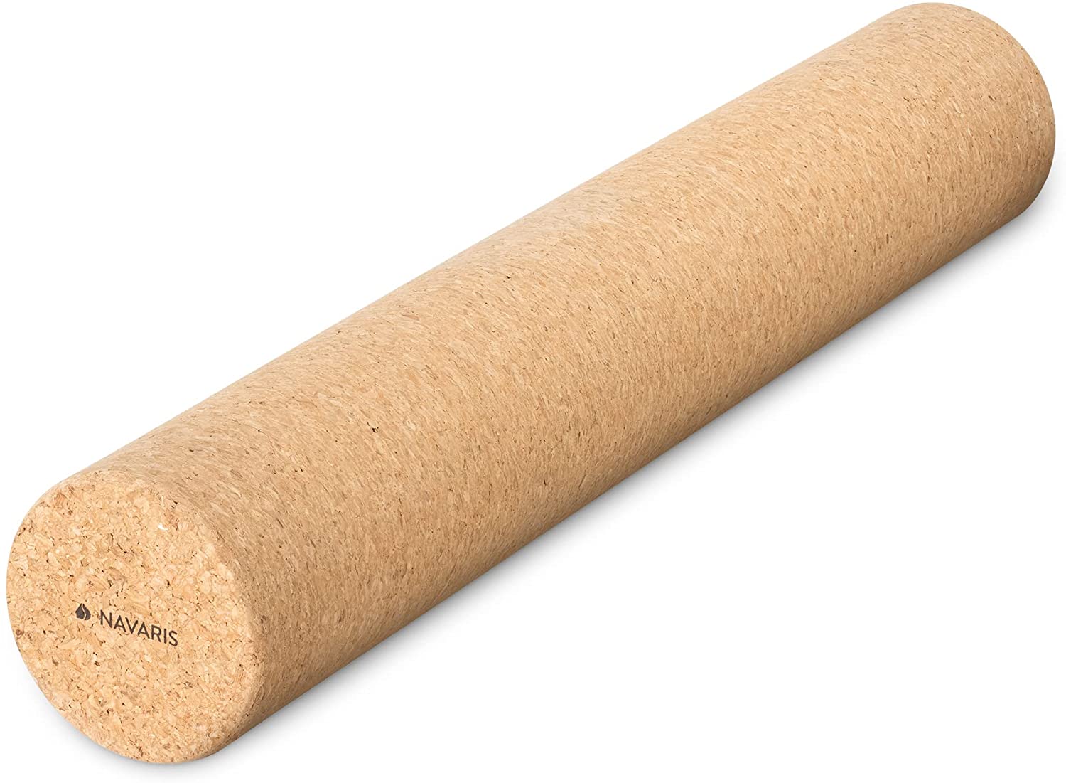 Navaris Fascia Roller Cork - Κύλινδρος Γυμναστικής από Φελλό - 60 x 10cm - Light Brown - 47492.3