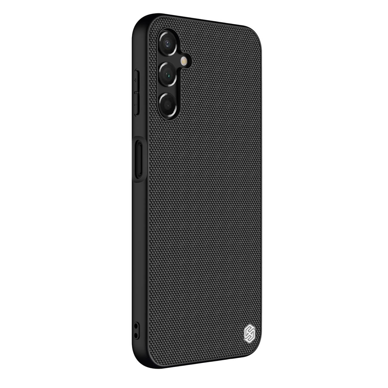 Nillkin Samsung Galaxy A14 5G Textured Case Σκληρή Θήκη με Πλαίσιο Σιλικόνης - Black