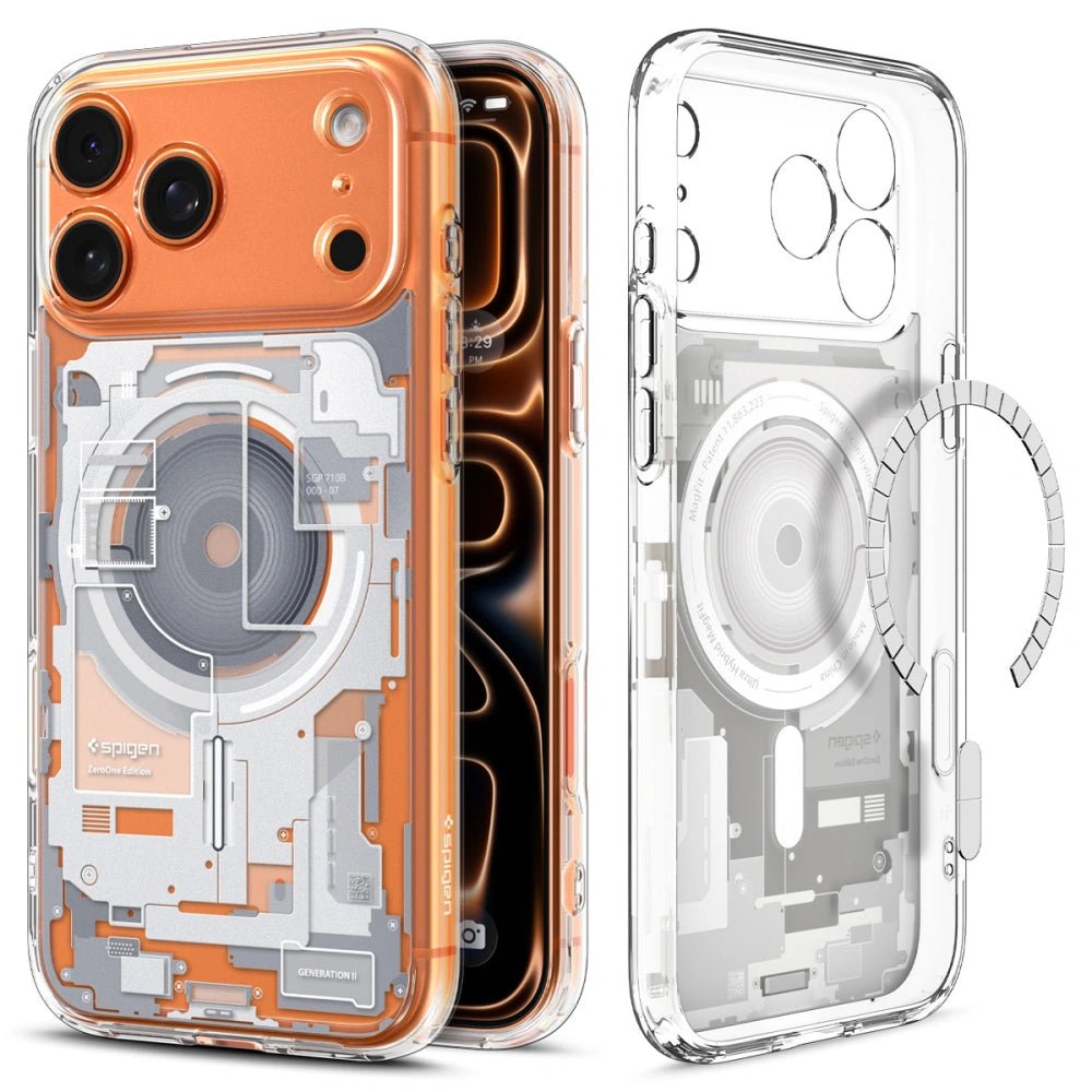 Spigen iPhone 17 Pro - Ultra Hybrid Mag - Σκληρή Θήκη με Πλαίσιο Σιλικόνης Και MagSafe - Zero One White