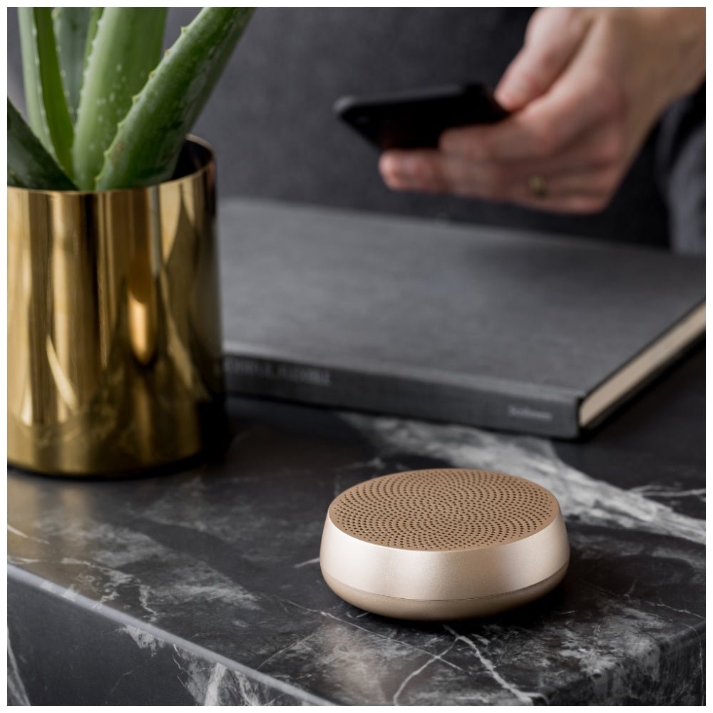 Lexon Επαναφορτιζόμενο Φορητό Ηχείο Bluetooth - Mino+ L - Gold