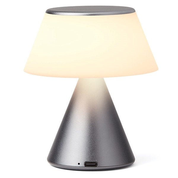 Lexon Επιτραπέζιο Φωτιστικό LED - Luma M - Metallic Grey