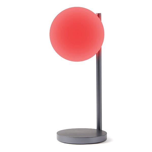 Lexon Φωτιστικό LED με Ασύρματη Φόρτιση Qi 15W - Bubble Lamp - Metallic Grey