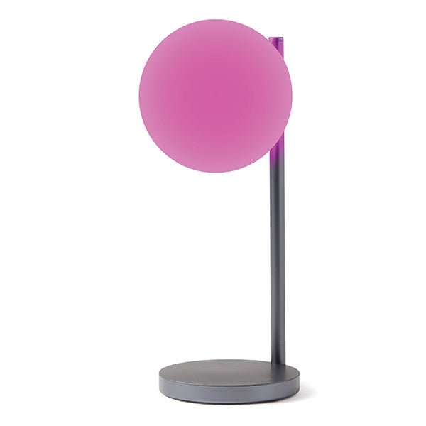 Lexon Φωτιστικό LED με Ασύρματη Φόρτιση Qi 15W - Bubble Lamp - Metallic Grey