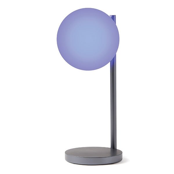 Lexon Φωτιστικό LED με Ασύρματη Φόρτιση Qi 15W - Bubble Lamp - Metallic Grey