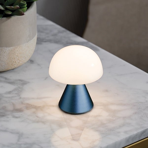 Lexon Μικρό Ασύρματο LED Φωτιστικό - Mina Mini - Dark Blue